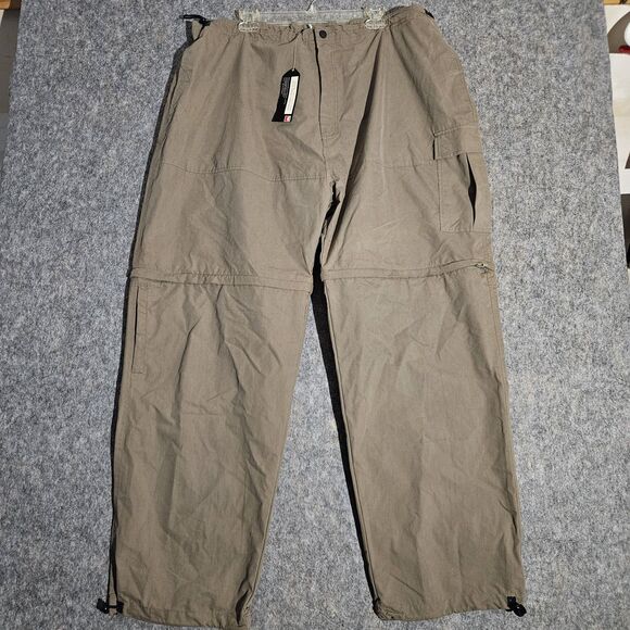 Marlboro Adventure Team Convertible Pants Mens 2XL Zip Off Nylon Cargo Outdoor - Picture 1 of 7